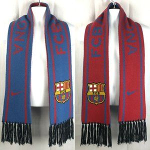 FCB Barcelona Football Nike Reversible Team Scarf